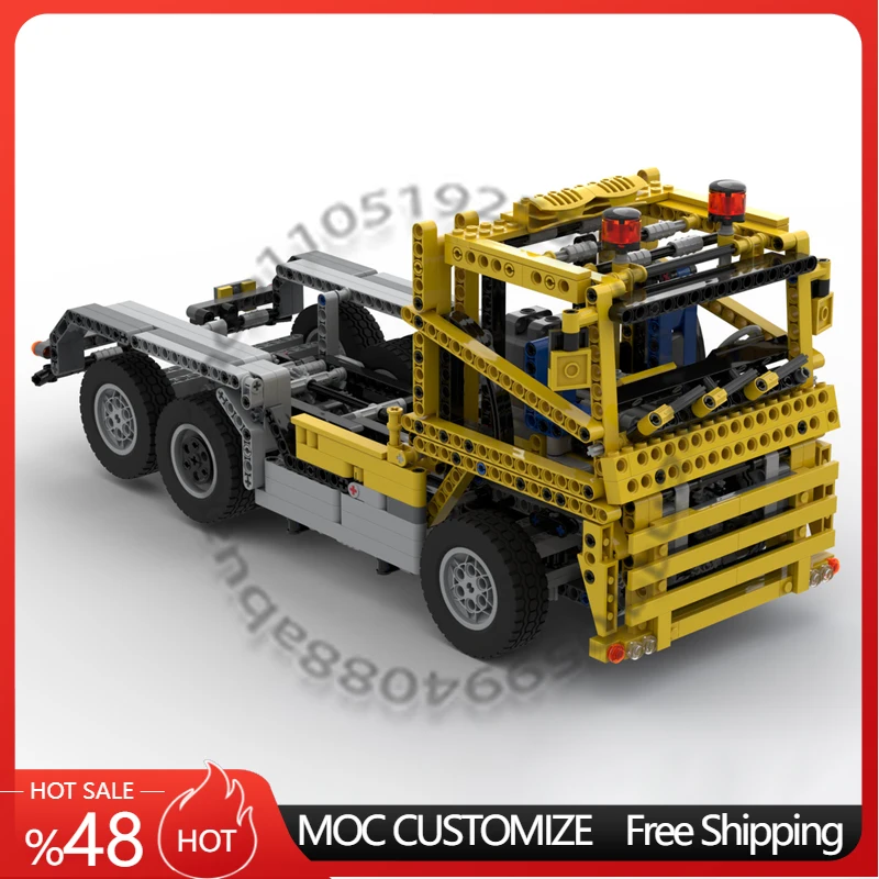 

Конструктор 1067 деталей: Тягач Speed King 8421-стиль, модульная сборка, креативный дизайн, простой DIY-набор, игрушка, подарок на день рождения