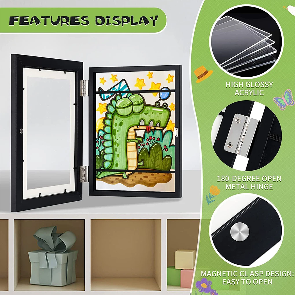 Durable Kids Art Work Frame Stylish Display For Children S Drawings And Crafts Durable Construction 8.5*11（21.6*27.9cm）