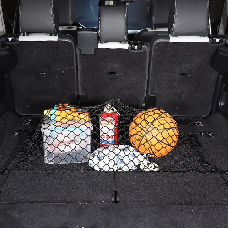 NEW!!!Car Trunk Fixed Net Bag, Tail Box Elastic Net Cover  For Land Rover Discovery 3 LR3 For Discovery 4 LR4 Car Accessories