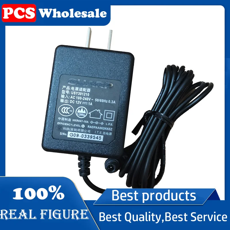 Original power adapter DC 12V1A Model USY301210 Round port with needle