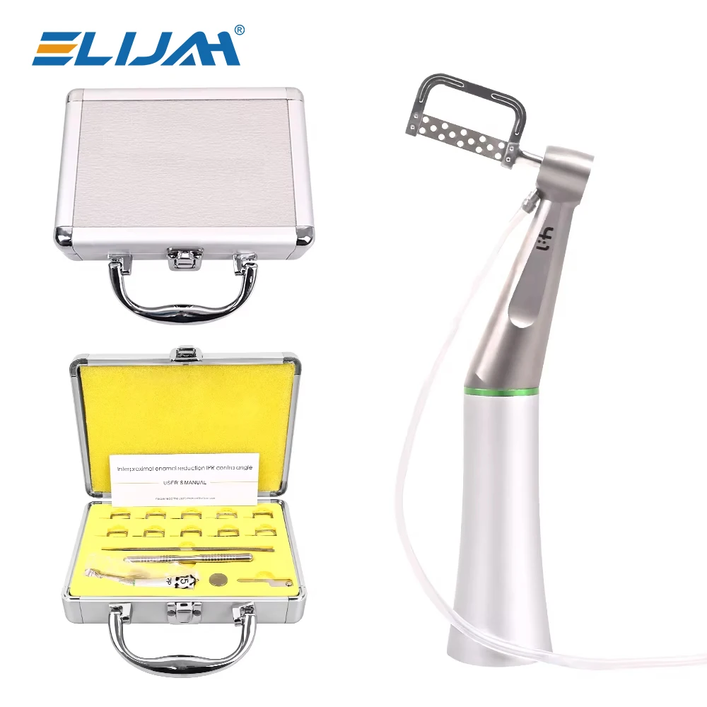 

CYC083 Стоматологическая система IPR, ортодонтический межпроксимальный комплект для уменьшения эмали, возвратно-поступательный комплект с автоклавируемыми полосками 4:1 Contra Angle