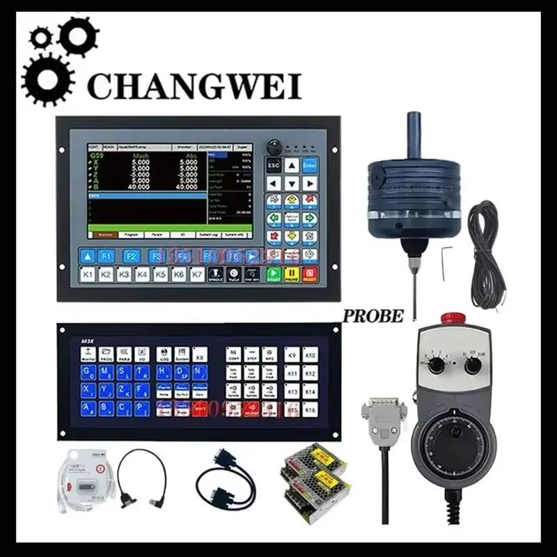 

Ddcs-expert New Upgrade 3/4/5 Axis Cnc Offline Controller Mach3 3d Edge Finder Side Head Hand Wheel Mpg 75w24vdc