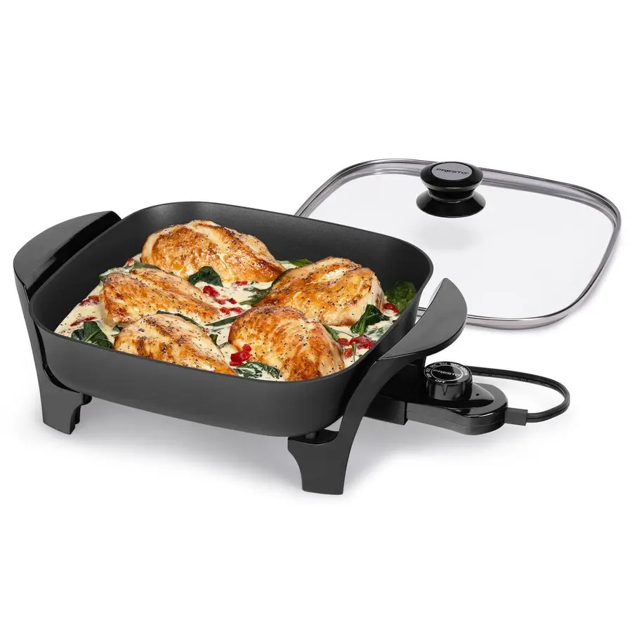 

06626 11 inch Electric Skillet w glass lid