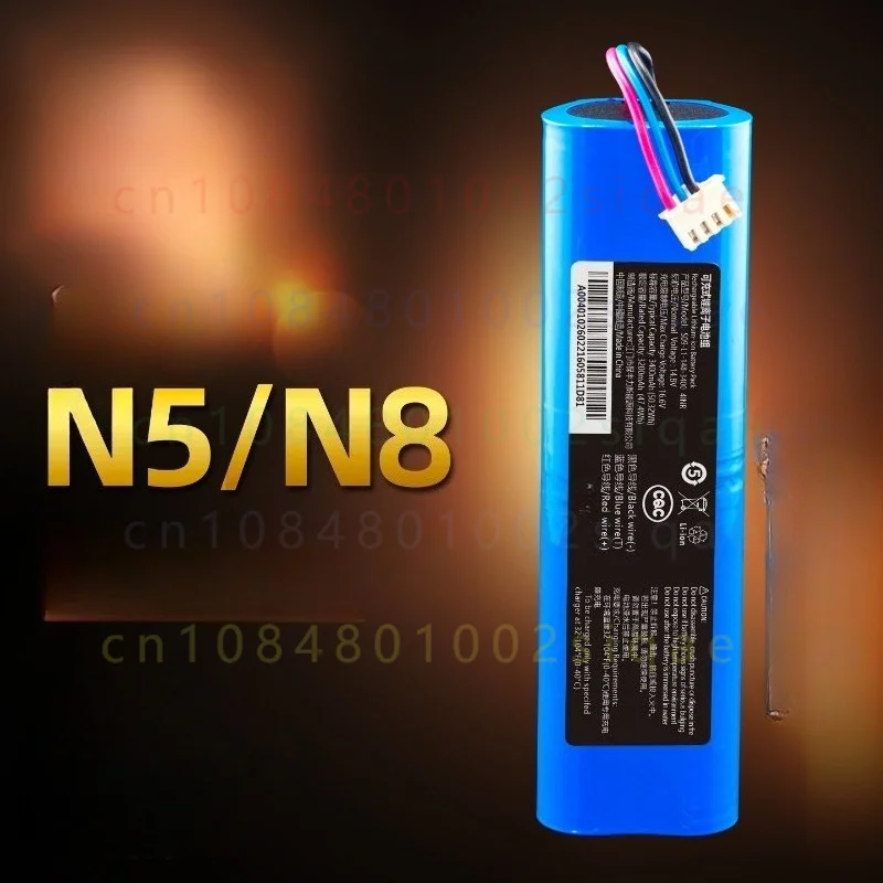 1PCS FOR ECOVACS Deebot N5 N8 N8PRO DJ65 DG70 T5fun DLN12 K8 Robot Vacuum Battery, Replacement Li-ion Battery Spare Part