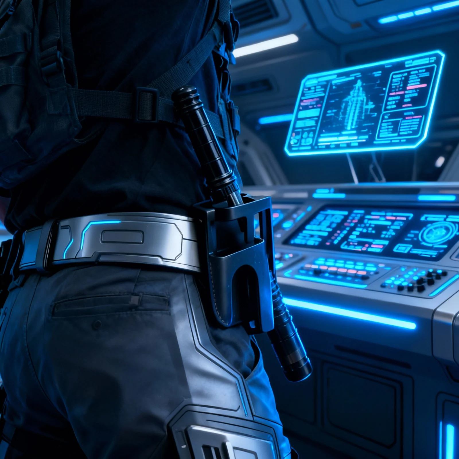 

Glowing LED Sword Prop with Metal Belt Clip Light Up Handle for Cosplay Costume Party Supplies Kids Dress Up Accessory