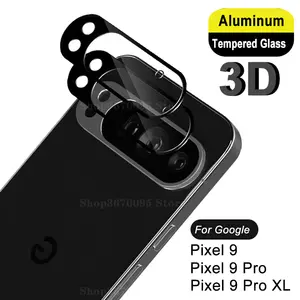 Bilashmart Lens Cover screen Protector Google Pixel 9 10 Pro XL Black Camera Protector Glass film Google Pixel10 10pro XL 9 9Pro XL