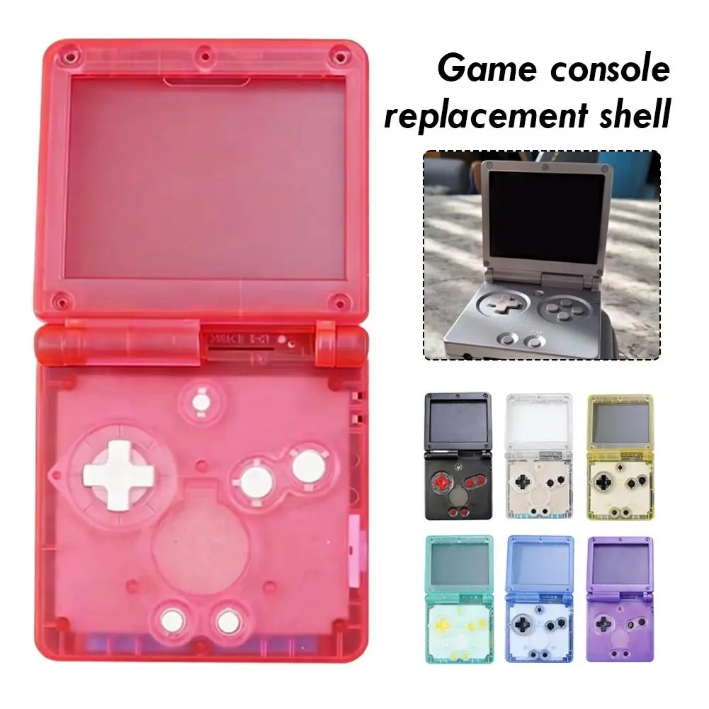 

Сменный корпус для игровой консоли GBA SP Game Boy Advance SP с кнопками, матовым покрытием, винтами и наклейками на кнопки, игровые аксессуары