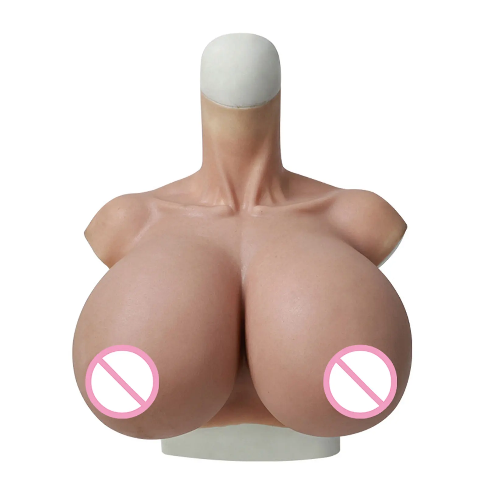 Roanyer Huge Fake Breast forms Sexy Hot Girl Crossdress-suit for Crossdresser Party Cosplay