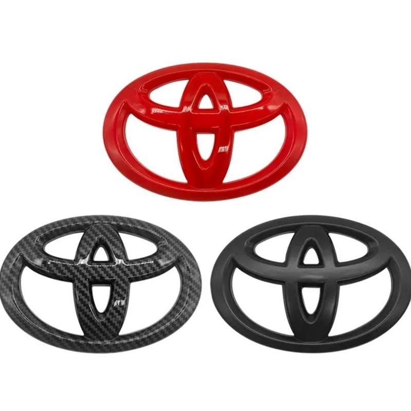 65X45 مللي متر عجلة توجيه سيارة مركز شعار لاصق لتويوتا سوبرا Aygo برادو RAV4 هايلكس يارس كورولا 4 عداء كامري أفالون