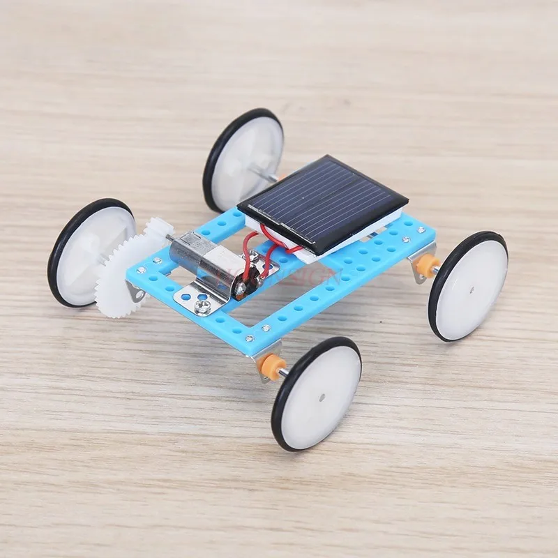 1 set Scientific experiment, solar powered car technology, small production, invention, handmade DIY material toy