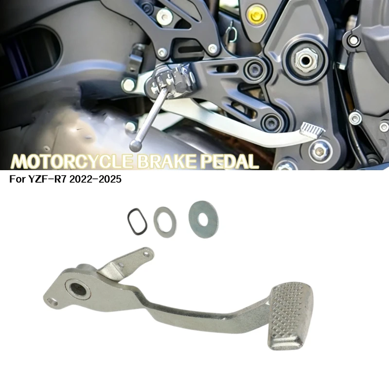 Motorcycle Foot Brake Lever Pedal/Gear Shift Lever Shifter For Yamaha YZFR7 YZF R7 YZF-R7 2022 2023 2024 2025