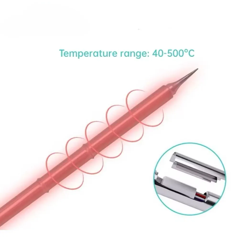 T12 Soldering Iron Head Soldering Tool Heating Core Constant Temperature Soldering Iron Station Kit T12ILS IL D12 3PCS