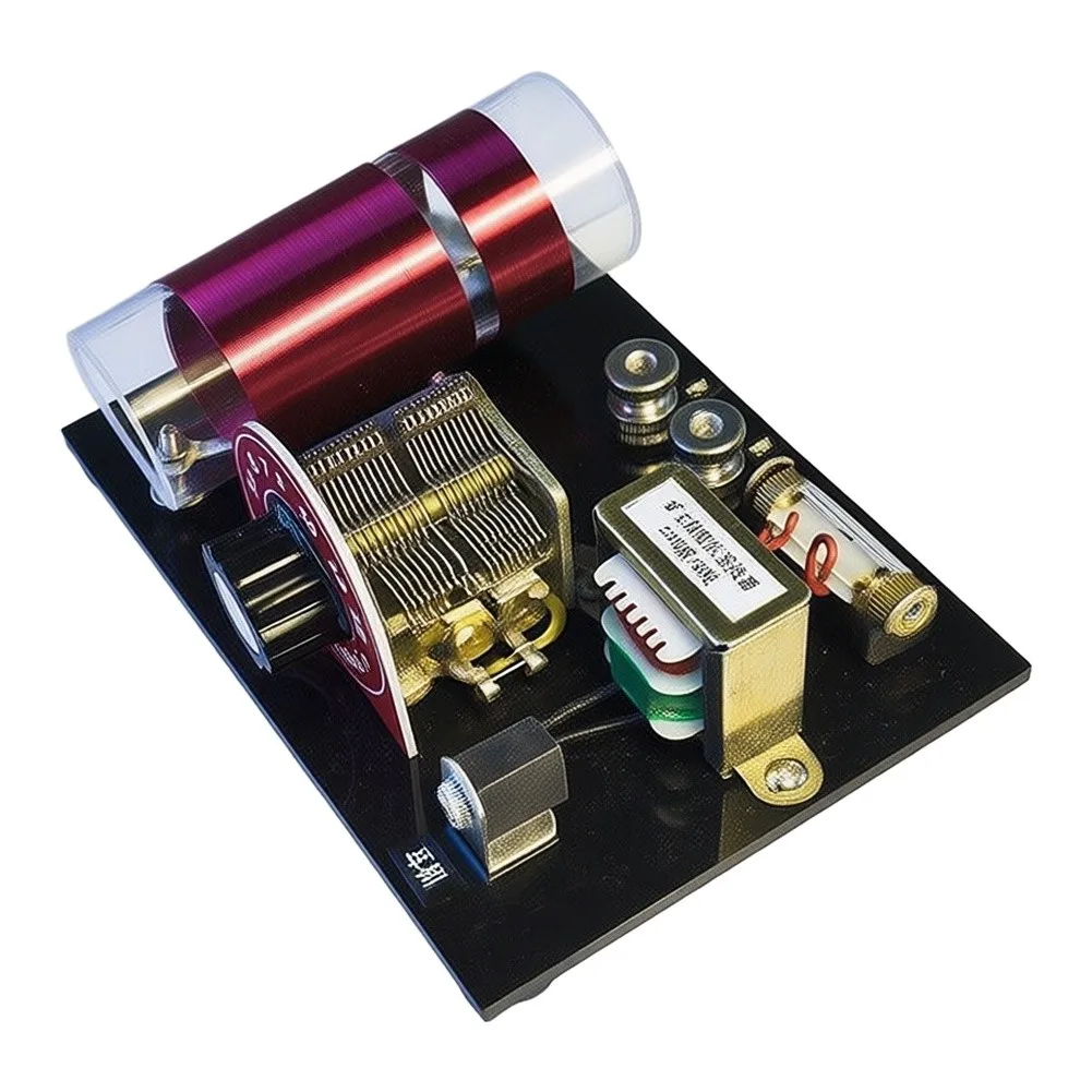 For Crystal Radio Kit Featuring Air Variable Capacitor Diode Detector for Stable Operation in Diverse RF Conditions