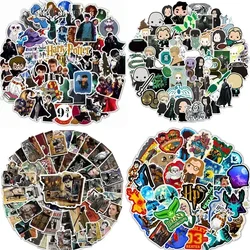 50PCS Classic Movie Harried Sticker Funny Anime Waterproof for Phone Laptop Scrapbook Scooter Toys for Children Gift