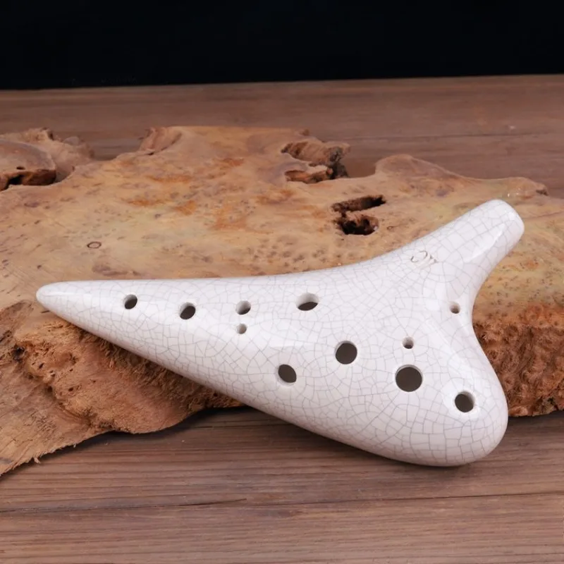 

12 Holes Ceramic Ocarina AC Tone Beginner Portable Ocarina Meditation Professional Teaching Performance Adult Music Instruments
