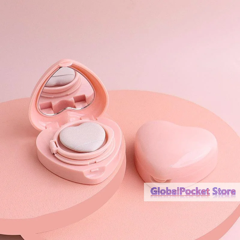 Estojo Mini Recarregável 5g para Air Cushion, Caixa Vazia Portátil para Puff, Recipiente Cosmético DIY para BB Cream, Base, Maquiagem, Kit de Viagem