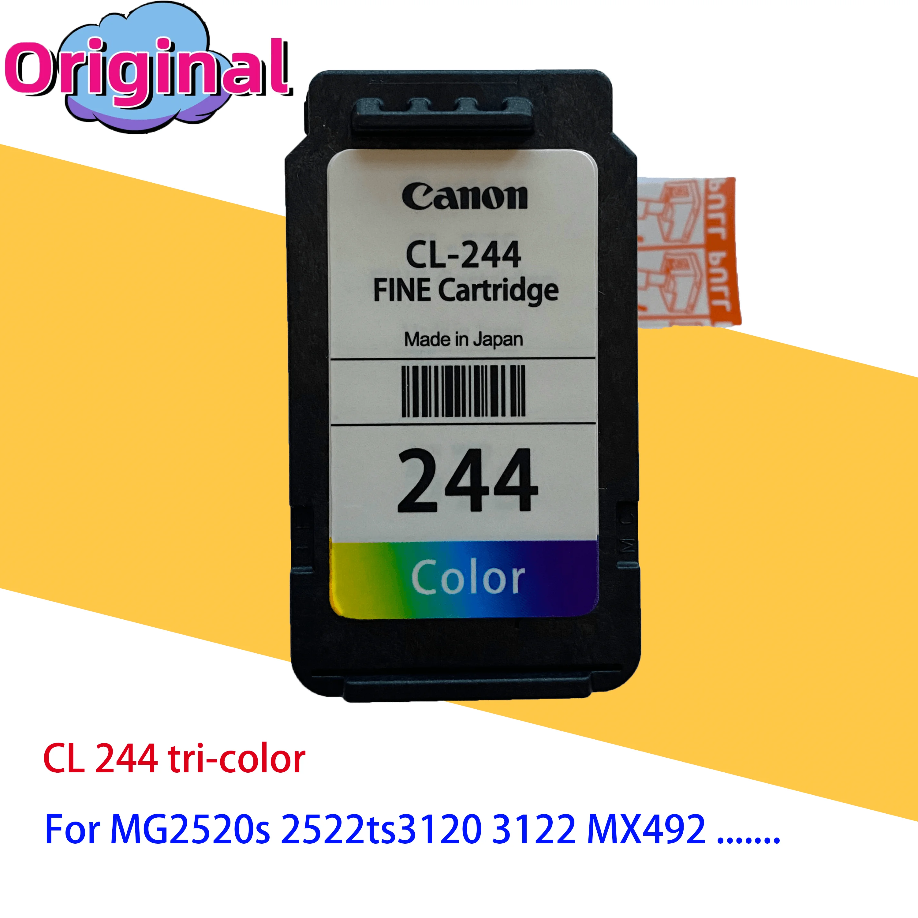 PG243 CL244 243 244 Ink Cartridge for Canon MG2924 MG2420 MG2520 IP2820 IP2920 printer 243XL 244XL PG243 CL244 PG-243XL