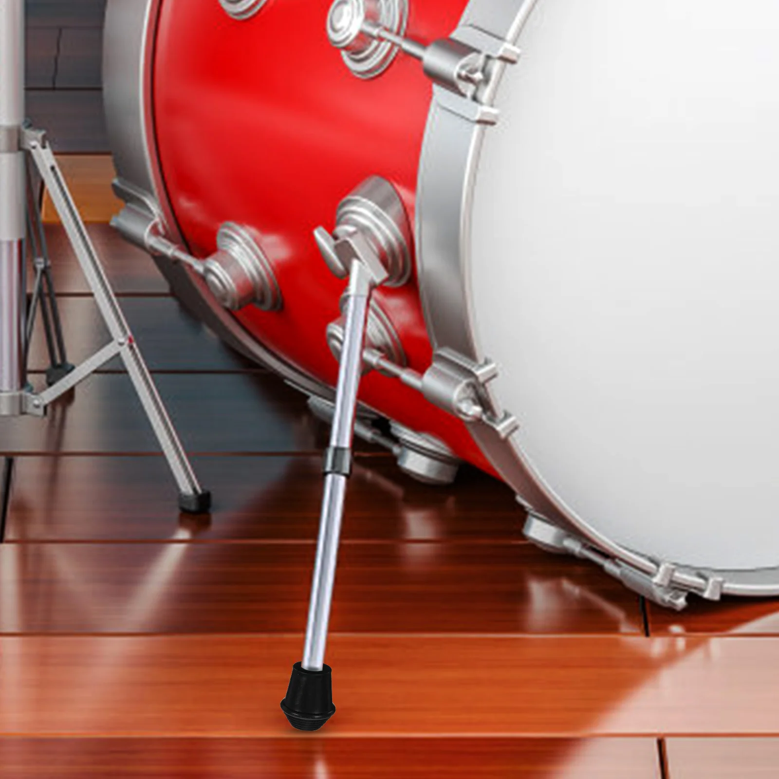 

3Pcs Drum Pads Drum Stand Rubber Feet Replacement Parts Snare Rack Legs Durable Percussion Hardware Rubber Feet