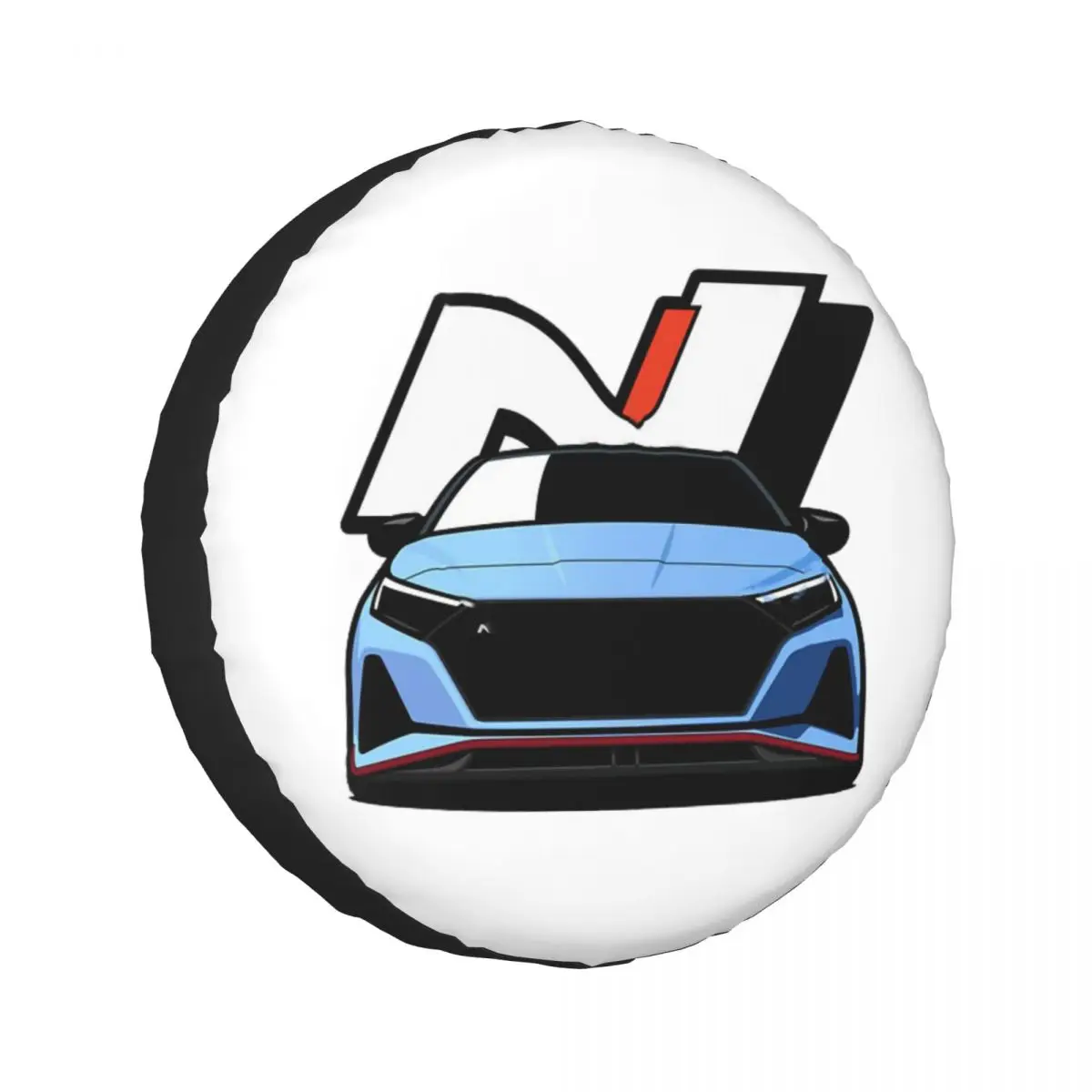 

Пользовательский чехол для запасного колеса Hyundai N Performance для автомобиля 4x4, защитные чехлы для колес 14 дюймов, 15 дюймов, 16 дюймов, 17 дюймов