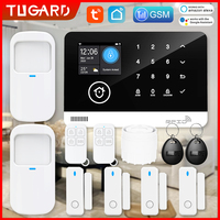 Alexa Smart Home Security: GSM WiFi Alarm System Kit w/Tuya App for Home, Apartment Office Warehouse Host