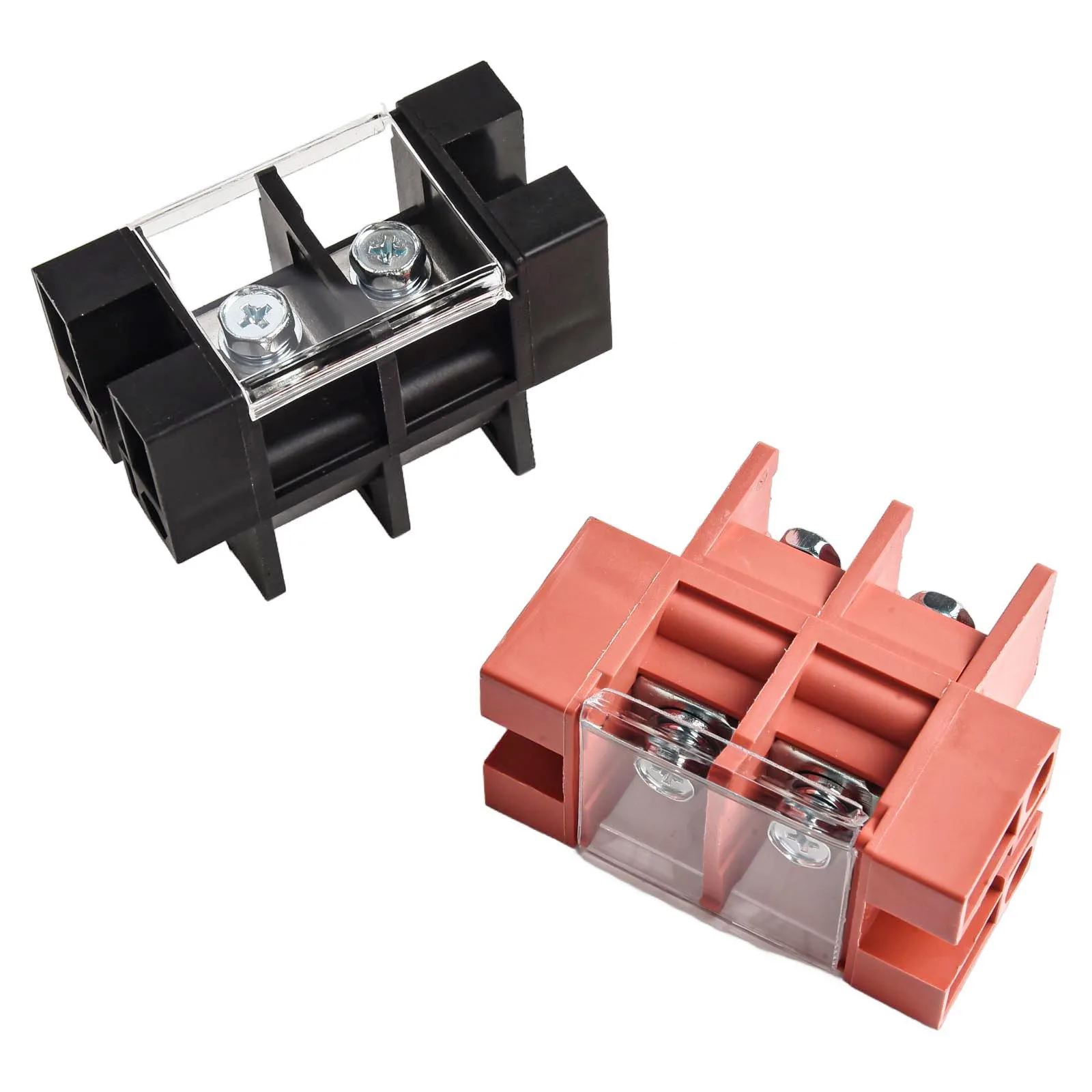 

2PCS 100A Energy Storage Connector Terminal Block Pure Copper High Current Parts Terminal Battery Connector Adapter
