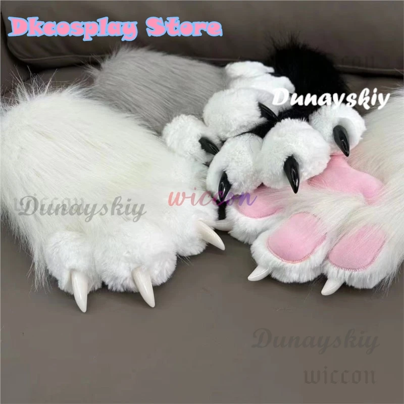 Kig Fursuit Kigurumi Furry Claws Animal Claws Nails Gloves Cosplay Costume Wearable Furry Animal Paw Cosplay Props