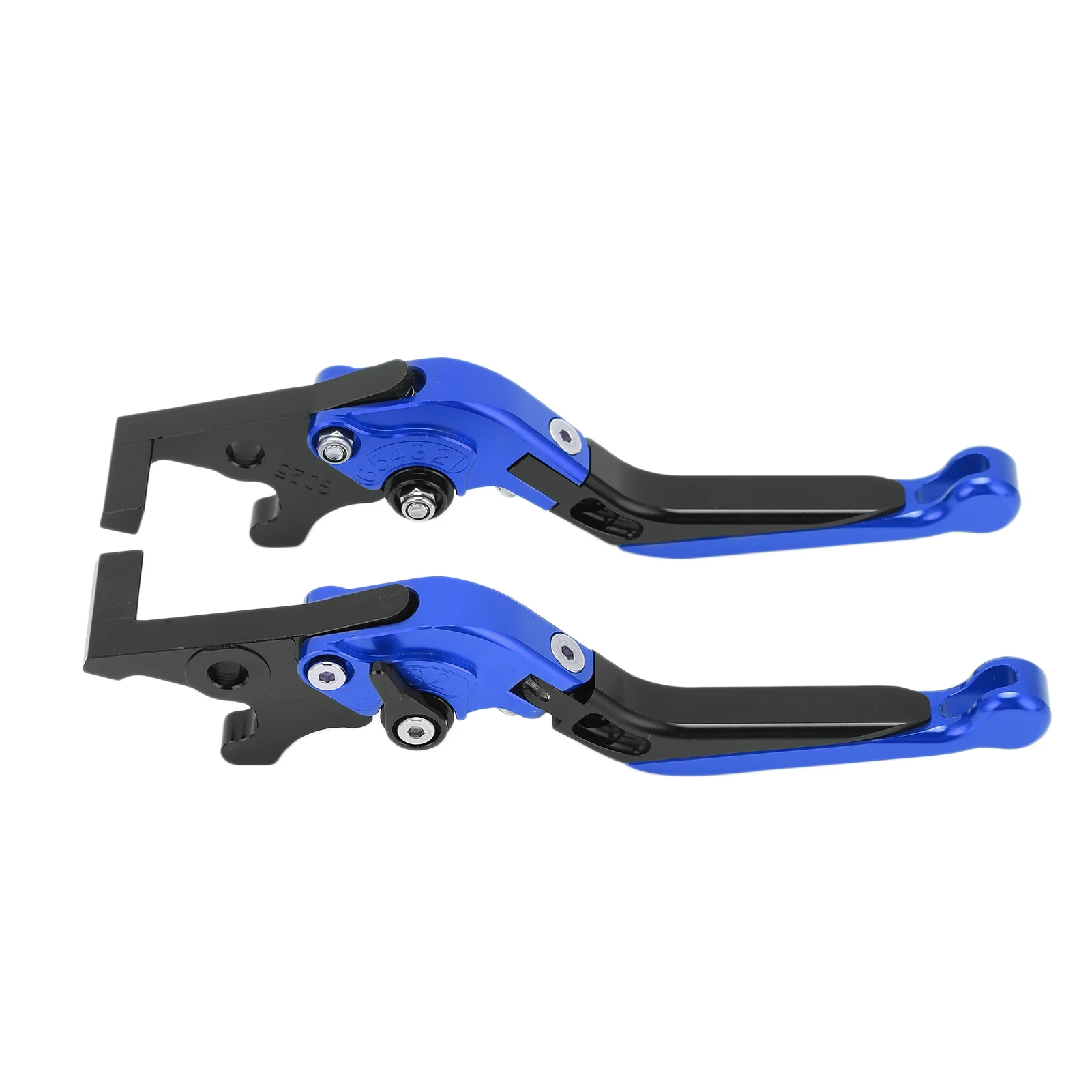 

Pair Motorcycle Brake Clutch Levers - Extendable, Blue - Replacement for YAMAHA XMAX 250 XMAX300 XMAX400 - Motorcycle Accessory