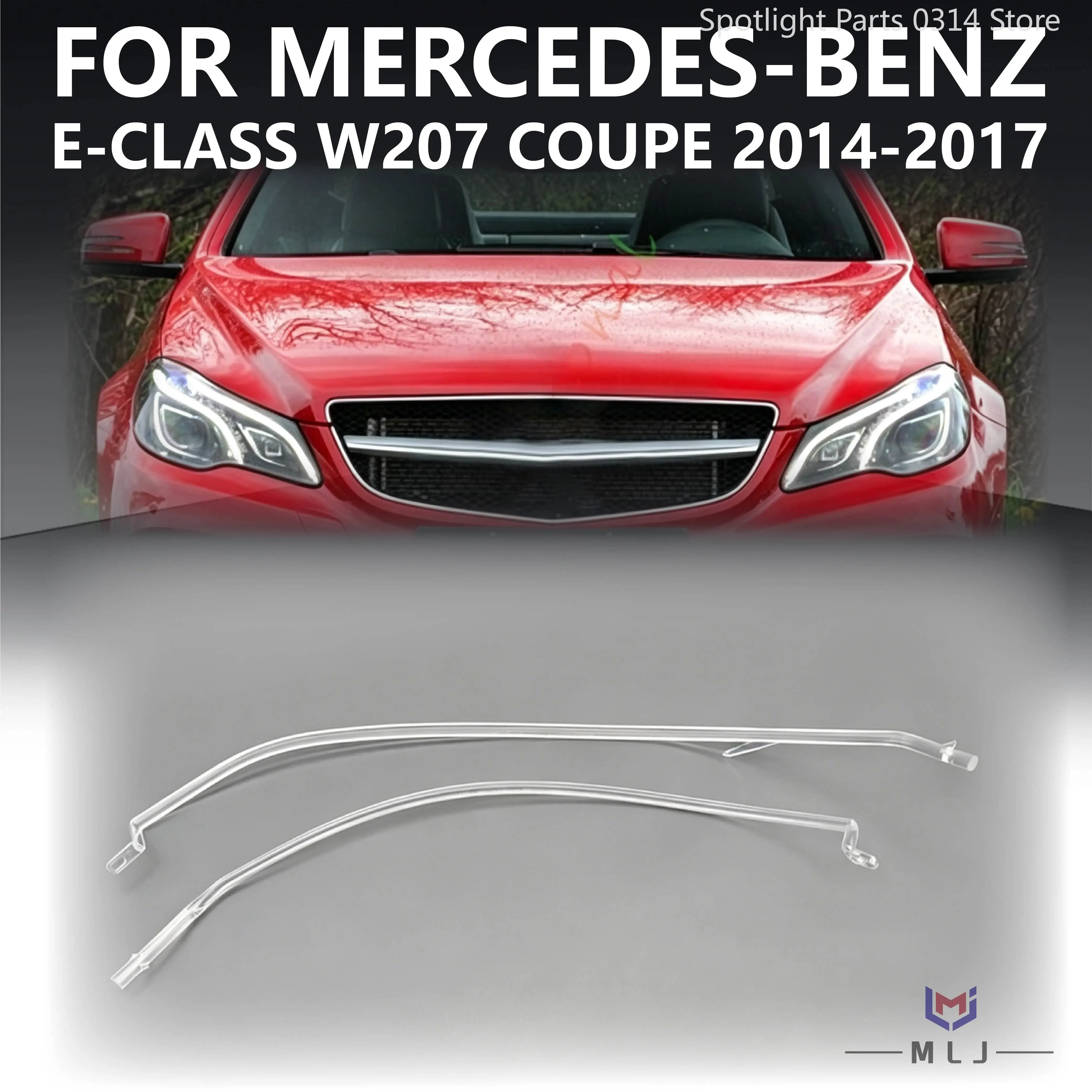 

Light Guide Plate For Mercedes-Benz E-Class W207 Coupe 2014-2017 Headlight DRL Strip Light Guide Tube Angel Eye Car Accessories
