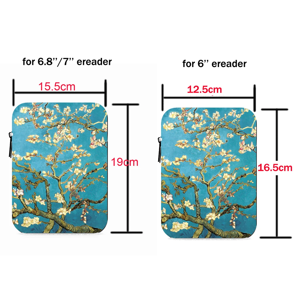 sleeve Bag for Kindle Paperwhite 2024 6‘’ 7‘’ 12th 11th Generation for 6.8'' ereader Oasis 7'' Boox leaf 2 3 7.0 kobo libra