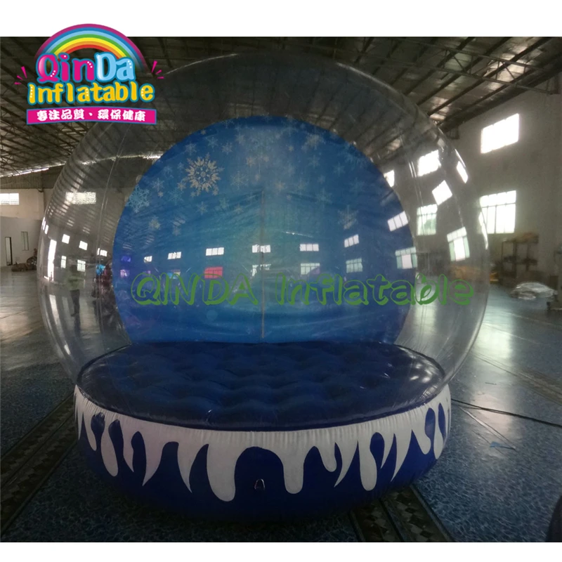 2019 Inflatable Human Size Snow Globe For Christmas /Party Decorative Giant Inflatable Snow Globe