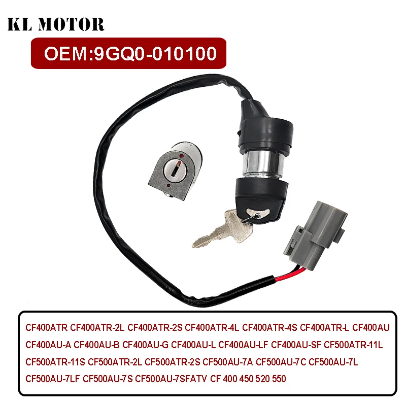 CF400AU Ignition Switch Key Switch For 400CC CF CF400 ATV Quad Parts 9GQ0-010100 GO KART