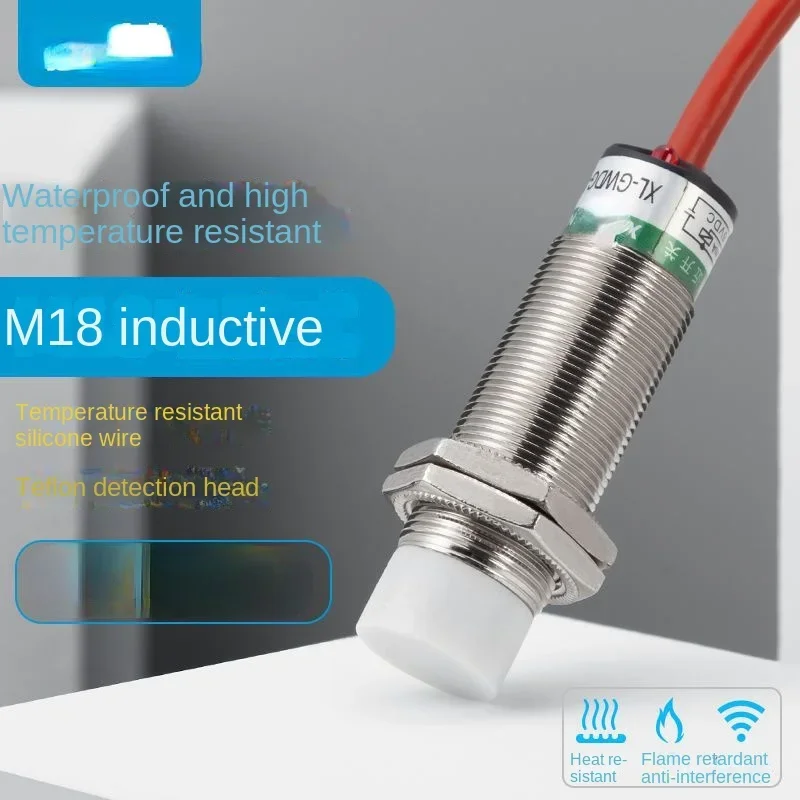 M18 Waterproof and High Temperature Resistant 200 ℃ Proximity Switch Sensor M12 M18 M30