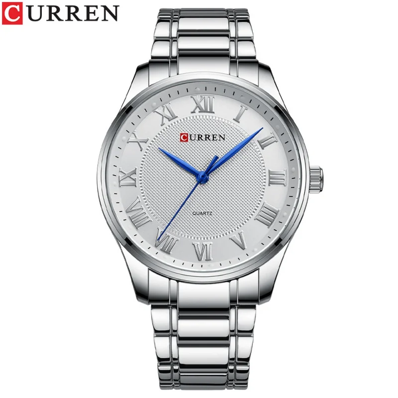 Curren 8409 Men's Watch Business Steel Belt Watch Fashion Casual Quartz Watch