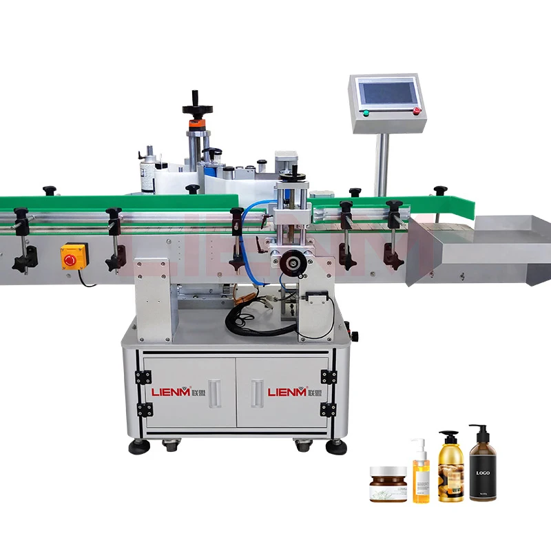 

Cheap Round Bottle Labeling Machine Glass Plastic Bottle Adhesive Sticker Automatic Labeling Machine