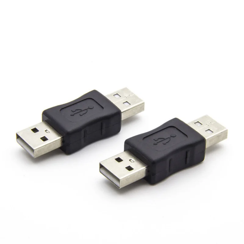 

USB A Male to Male Connector Adapter USB 2.0 A Joiner Coupler Extension Extender Data Cable Cord M/M Converter