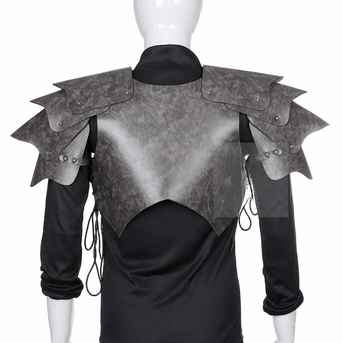 

Средневековые костюмы из искусственной кожи для взрослых, реквизит для сцены, карнавальные костюмы на Хэллоуин, женская этническая одежда, одежда для сценических выступлений