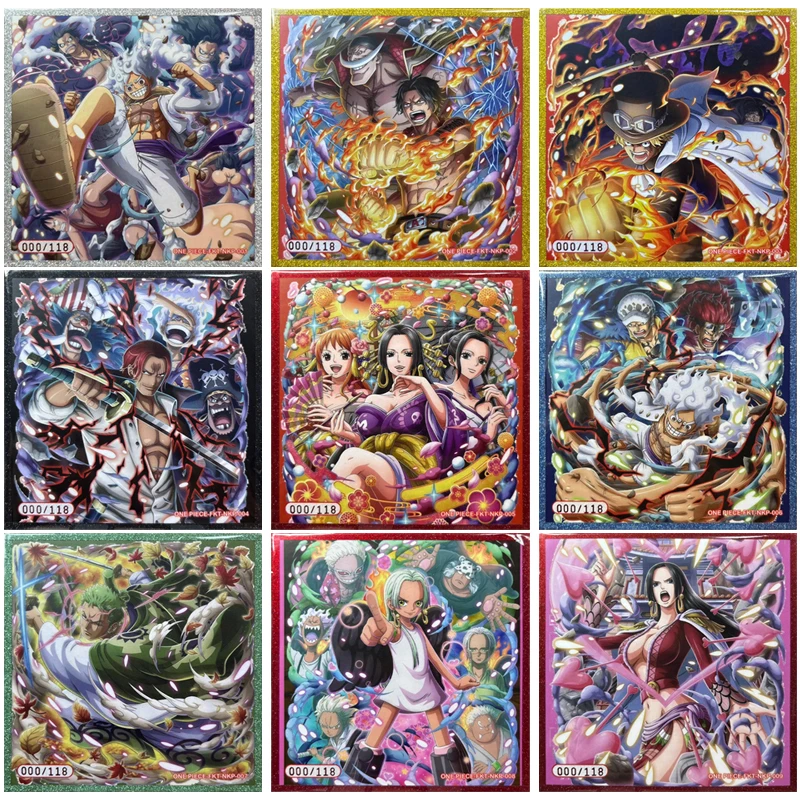 

Anime One Piece NKP Cards Luffy Zoro Ace Sabo Nami Hancock Robin Collection Cards Christmas Birthday Gifts Children's Toys