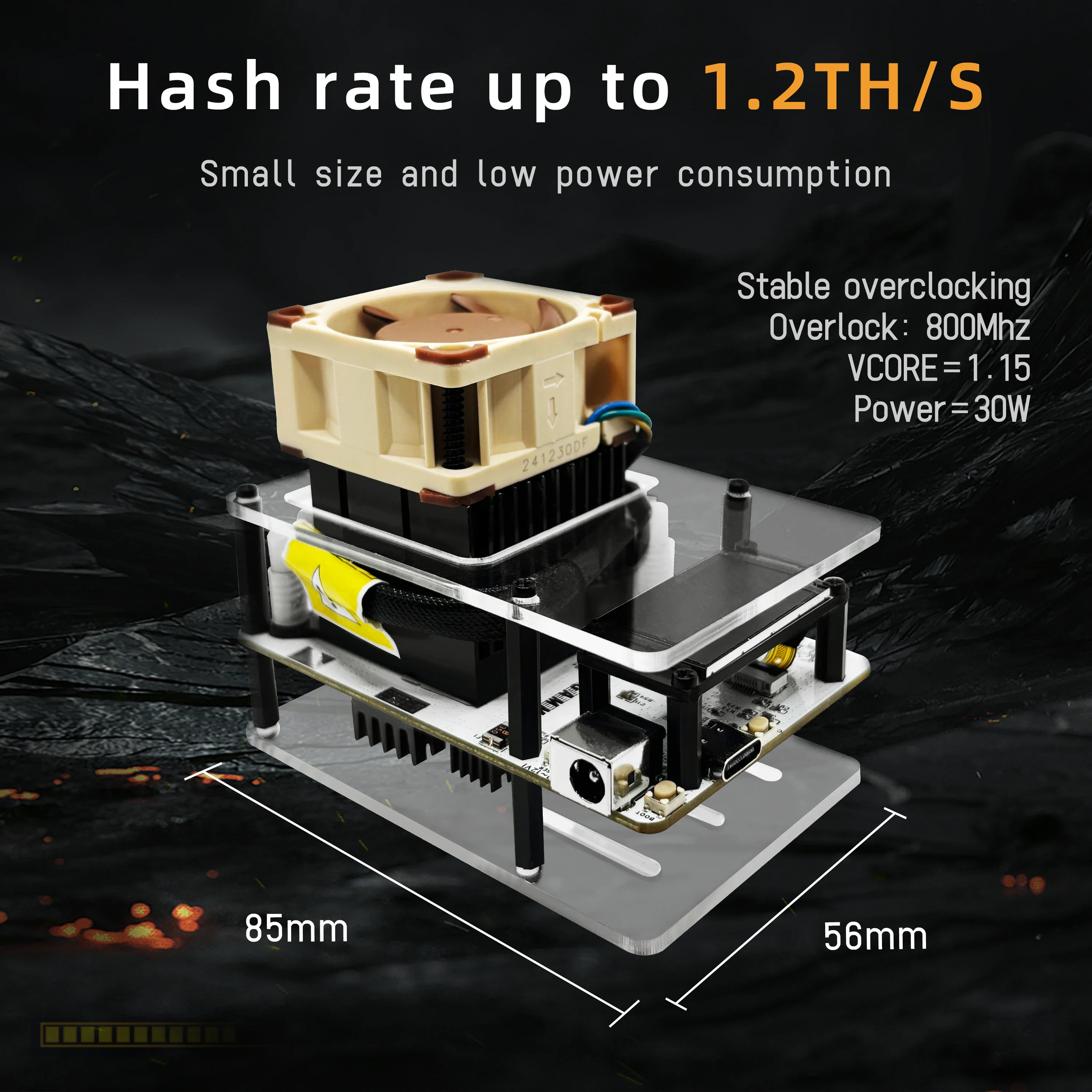 

NMAxe Gamma NerdMiner BTC Miner Chip Opensource Solo Bitcoin BM1370 BTC SOLO Lottery Miner 1.2TH/s With Support USB-PD