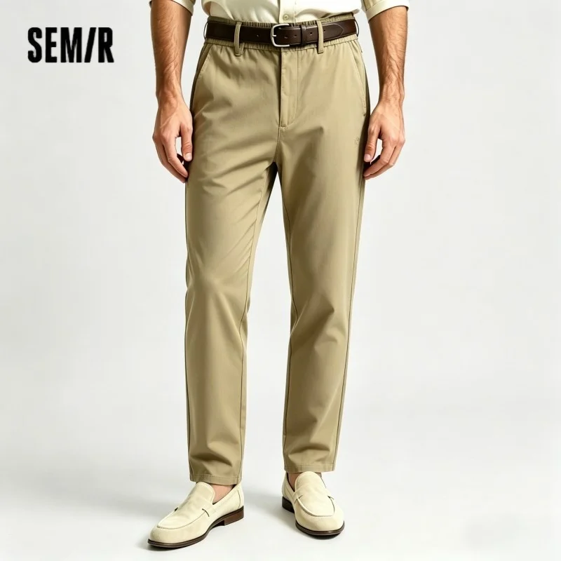 Semir Straight Leg Trousers Men 2025 Summer New Versatile Casual Dress Pants Men Moisture - wicking Quick - dry