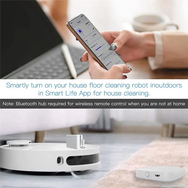 Tuya Hub Link Fingerbot to Wi-Fi (Support 2.4GHz) ,IFTTT and Timmer Control, 1 Gate Way Can Connect Multiple Fingerbots ZZM