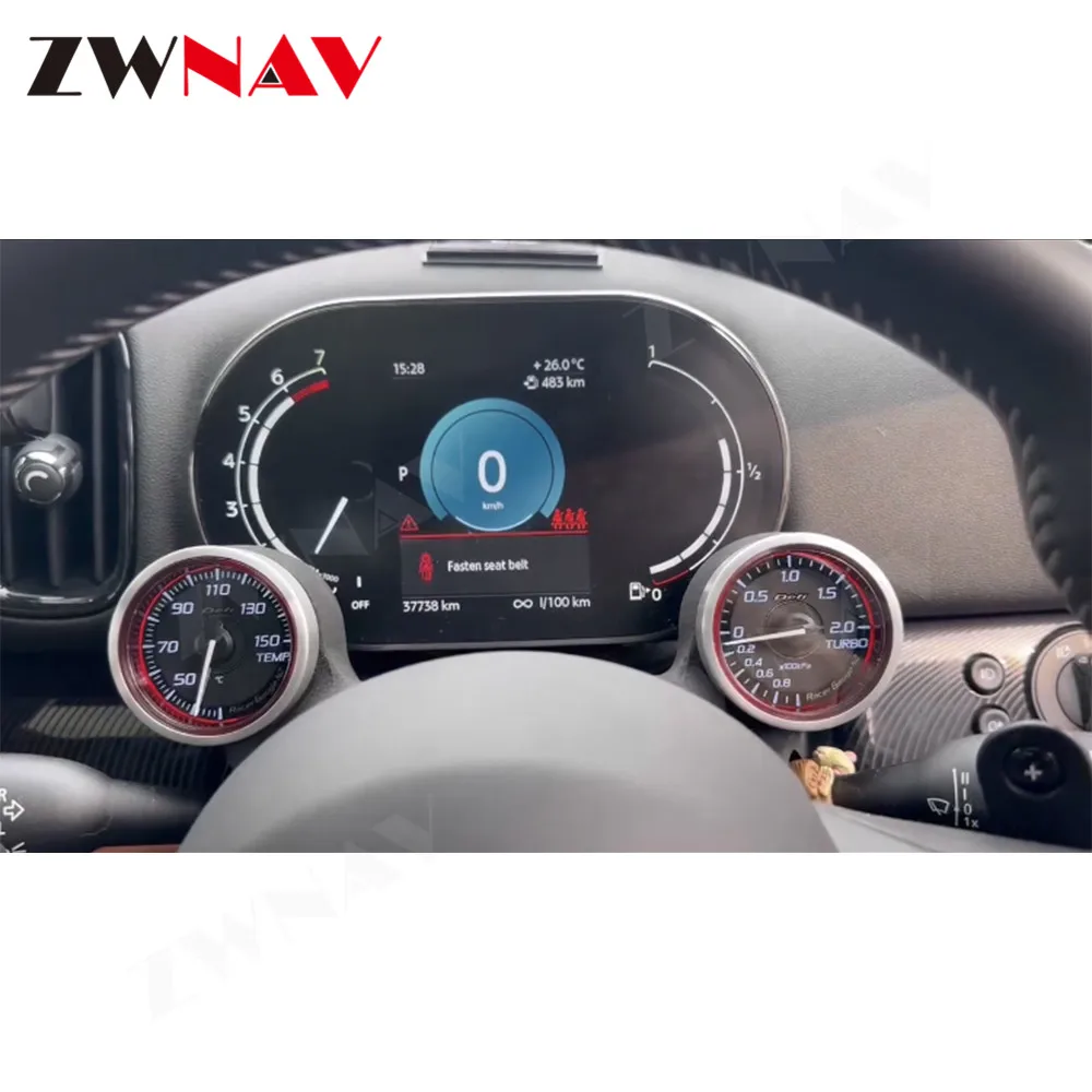 For BMW Mini DEFI N2 LCD Instrument Panel Digital Dashboard Displayer Digital Cluster Instrument Speedometer