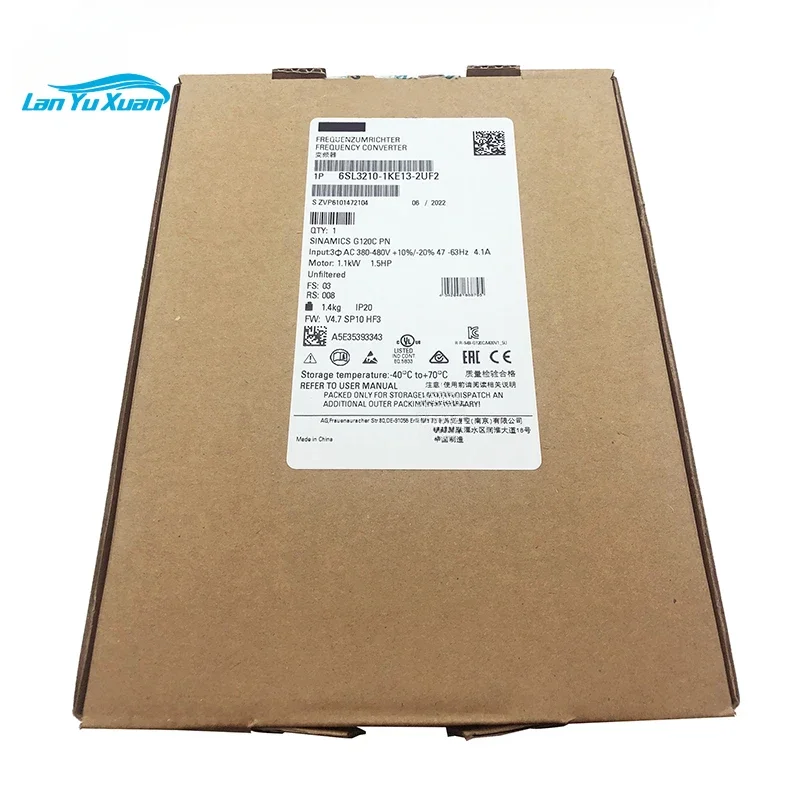 

Product bargaining, do not order directly 6SL3210-1KE13-2UF2 G120C Inverter PLC