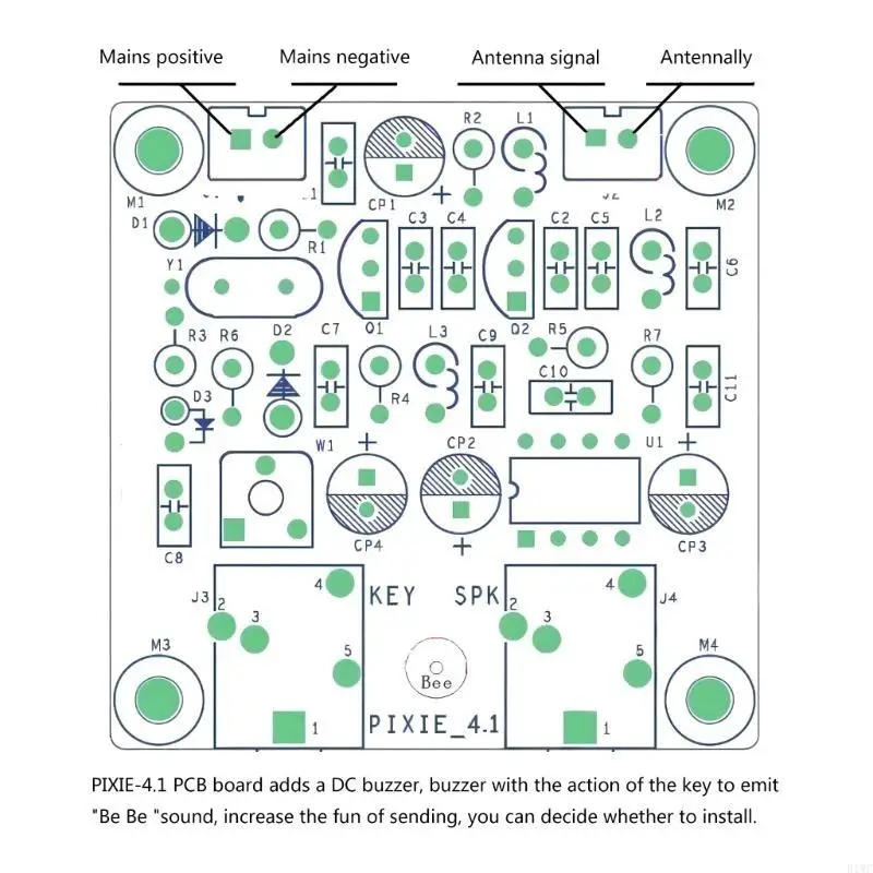 DIY QRP 4.1 Version Transmitter Receiver Shortwave Radio Module Board