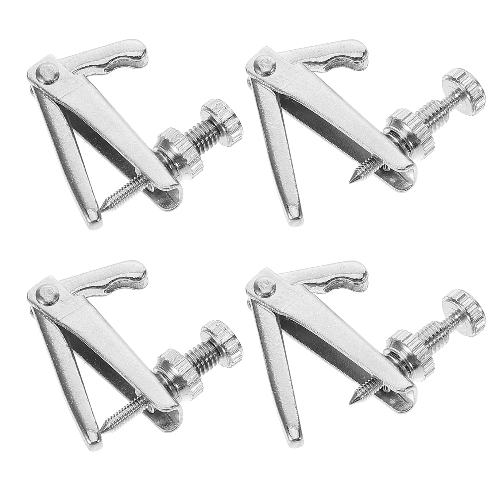 

4 Pcs Violin Tuner Fine Tuners Parts Tuning Violie Alloy Musical Instrument Replacement Accessories Cello