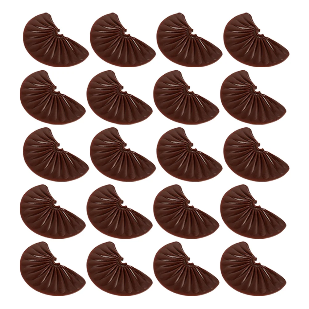 

24Pcs Desktop Fake Chocolate Ornaments Detailed Simulation Chocolates for Food Display Pretend Game Home Office Decor Bulk