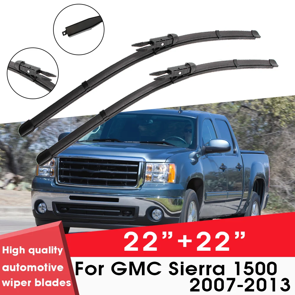 BEMOST Car Wiper Blades Front Window Windshield Rubber Refill Wiper For GMC Sierra 1500 2007-2013 22