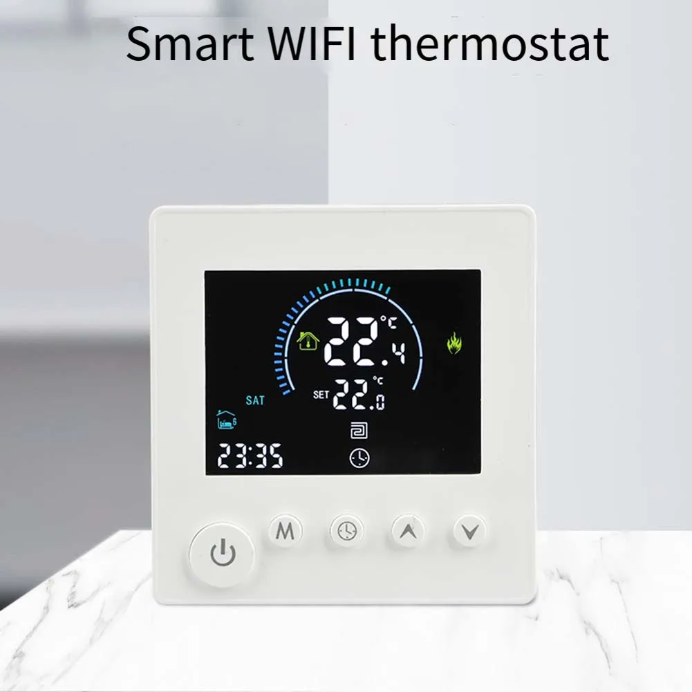 Termostato inteligente WiFi para Tuya, controlador de temperatura programable, aplicación eléctrica, calefacción de suelo de agua remota, calor de suelo eléctrico