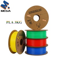 Kingroon 3KG PLA Filament 1.75mm 3D Printing Plastic Material No Bubble Eco-friendly Multiple Color for 3D Printers 3D pen