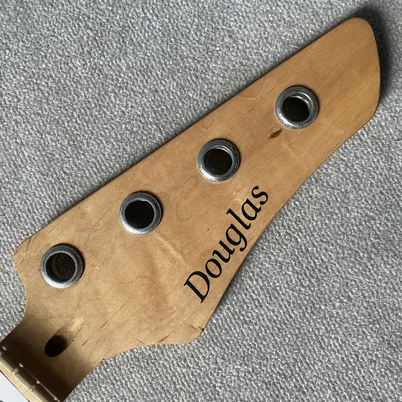 FN394 Origianl &Genuine Douglas Fret Less Maple Wood 4 String Electric Bass Neck Right Hand Replace&DIY Parts