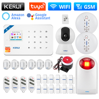 KERUI W181 Alarm System Smart Home Kit WIFI GSM Alarm Support Alexa Door Sensor Motion Sensor Siren Surveillance